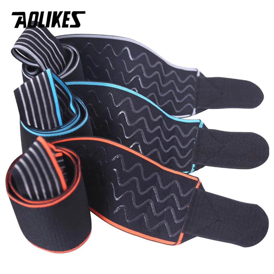 AOLIKES 1PC Silicone bandage Ankle Support Strap Basketball Football Professional Adjustable Ankle Sleeve Protection Ankle Brace