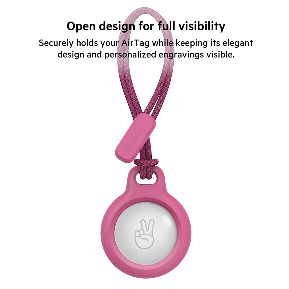 Apple Airtagの保護ケース,保護ケース,ストラップ付き,傷防止,チェーン用