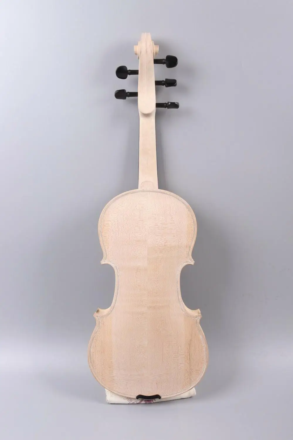 4/4 Acoustic Violin 5 string Unfinished violin Hand Made Spruce top maple Ebony parts