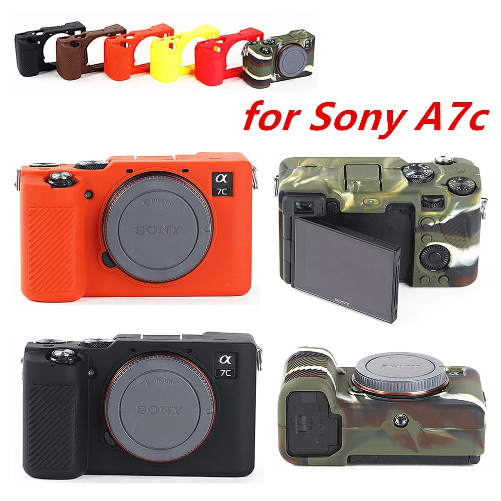 Silicone Case Armor Skin Camera Bag Cover for Sony A7c A9 A7 A7R A7S Mark II III IV A7II A7SII A7RII A7III A7RIII A7RIV A9II