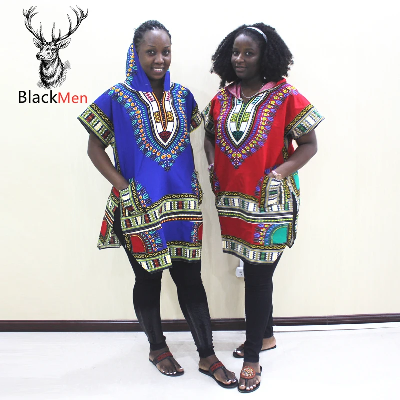 2020 New High Quality 100% Cotton African Clothing Dashiki Print Top For Unisex Fashion Lengthen Hoodies