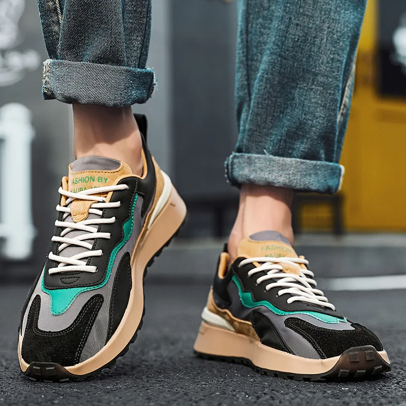 Fashion Casual Men's Shoes Designer Sports Shoes New Outdoor Walking Training Shoes Skateboard Shoes Zapatillas De Hombre image 3