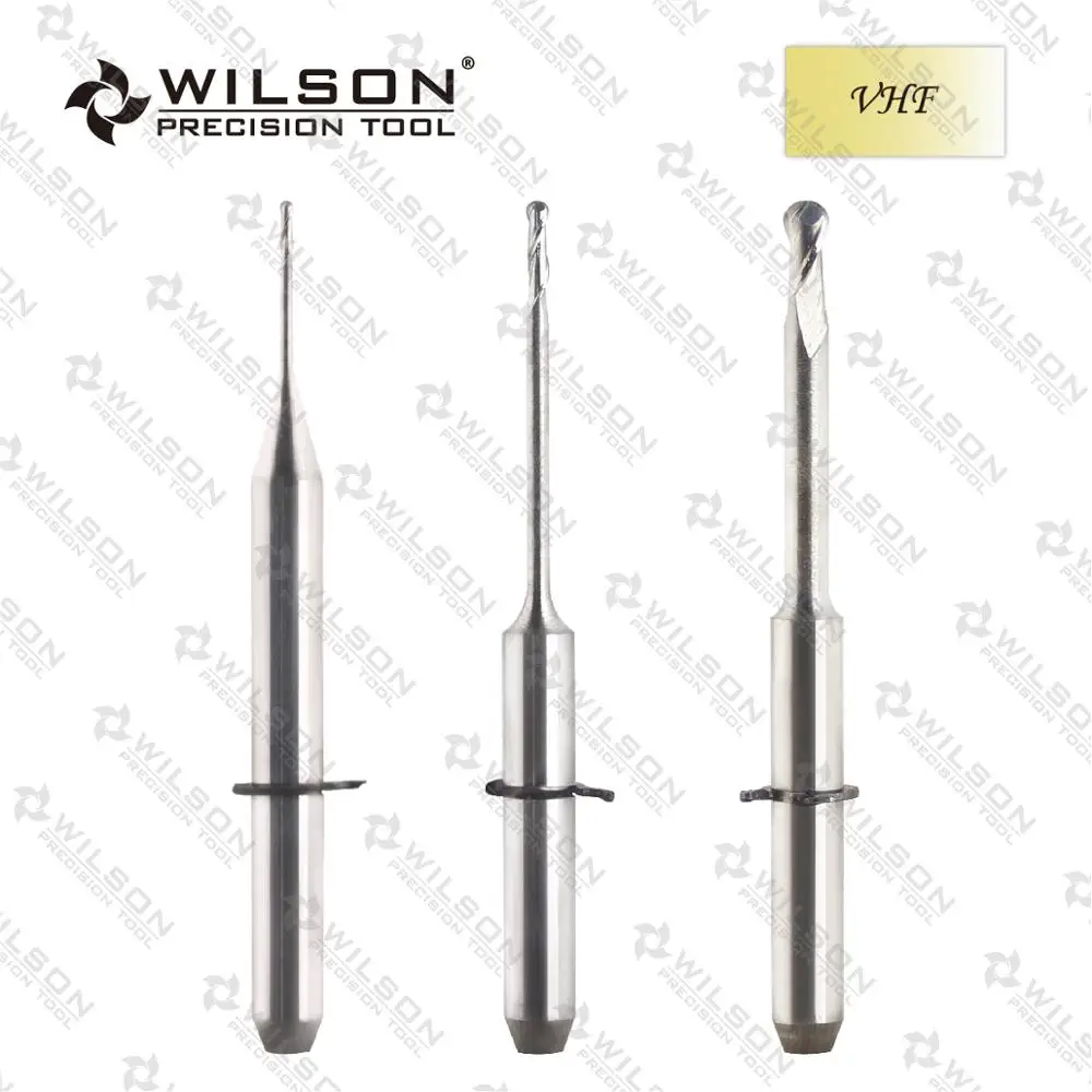 For VHF K1/K4 Machines WILSON PRECISION TOOL Milling Burs -Cutting Zirconia- Overall Length 35mm