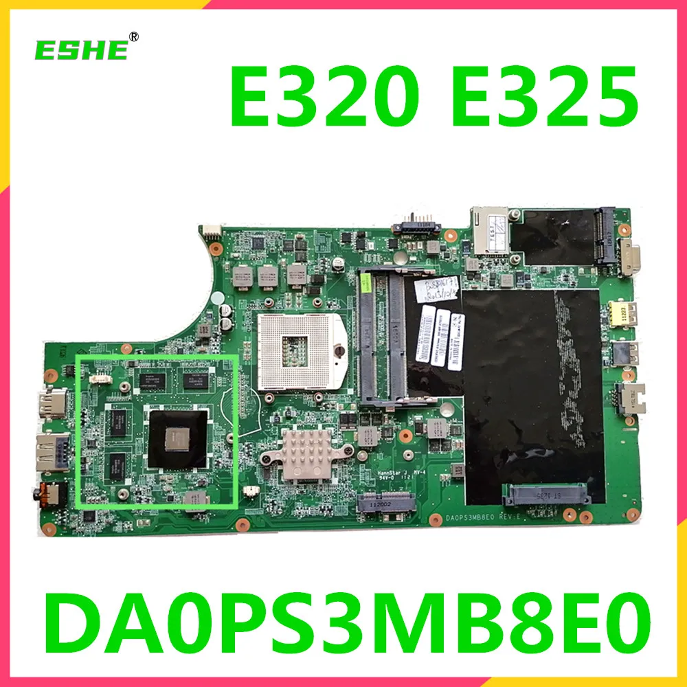 Placa base DA0PS3MB8E0 para portátil, tarjeta gráfica de 1GB, 216 de prueba de trabajo, para Lenovo E320, E325, 04W1765, HM65, DDR3, 081005-100%