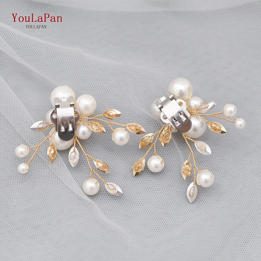 YouLaPan X24 Bridal Shoe Clip Wedding Shoes Buckle Clip-on Women Bride High Heel Clips Fashion Wedding Shoes Decoration