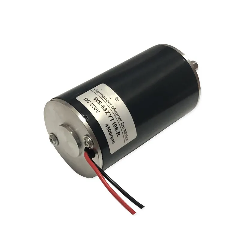 

DC 220V DC high speed motor 100W 4500RPM high torque forward and reverse motor lathe bead machine motor