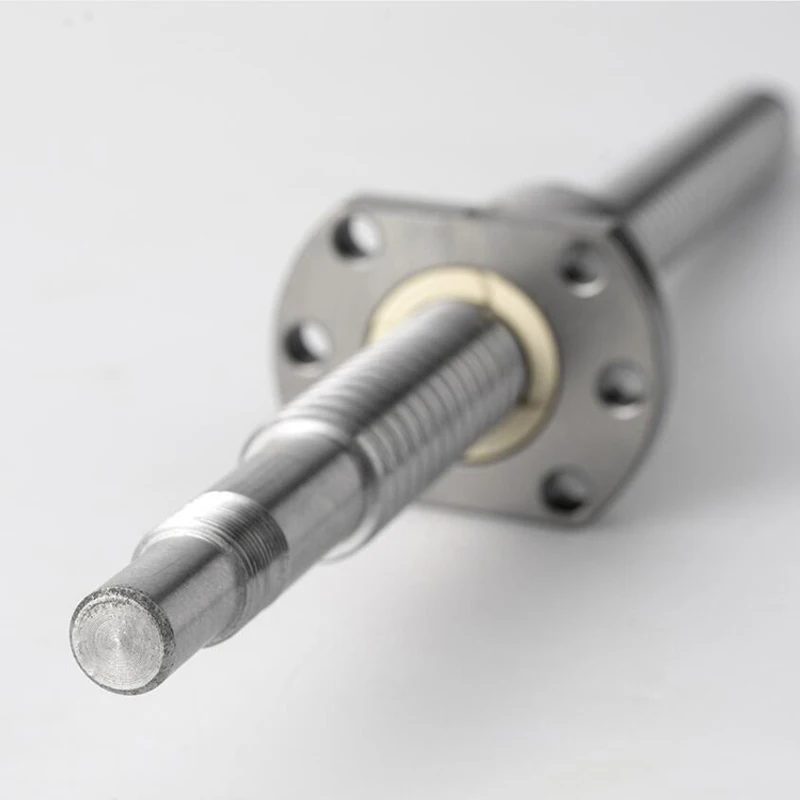SFU1204 C5 Ball Screw BallScrew With1204 Flange Single Ball Nut End Machined Customizable Any Size Processing For CNC 3D Priter