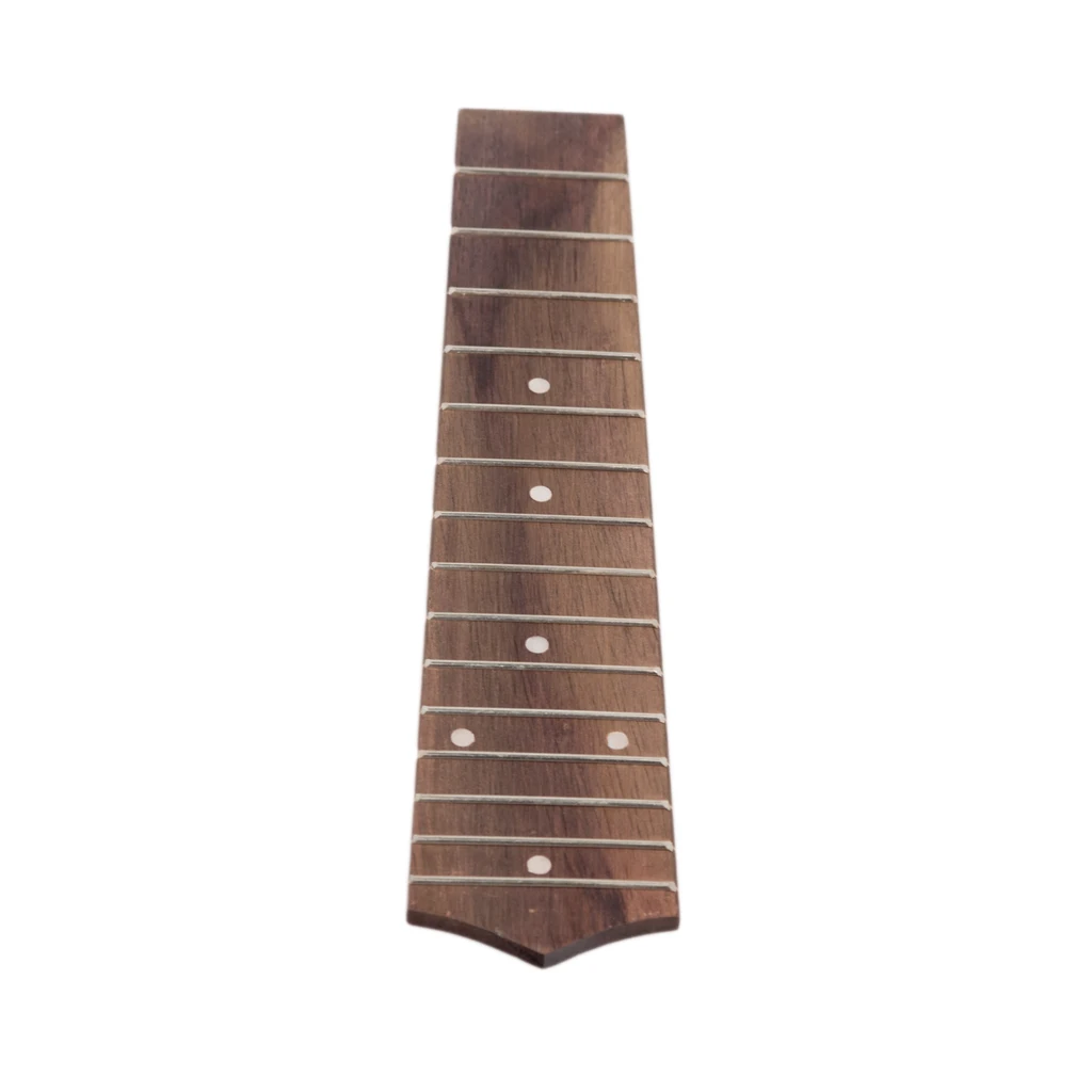 

21 Inch Soprano Ukulele 15 Frets Rosewood Uke Fretboard For DIY Hawaii Guitar Use Ukulele Parts Accessories