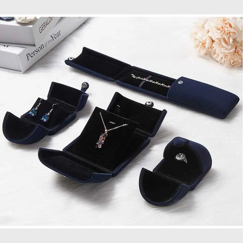 Multi Color High Grade Double Open Jewelry Box