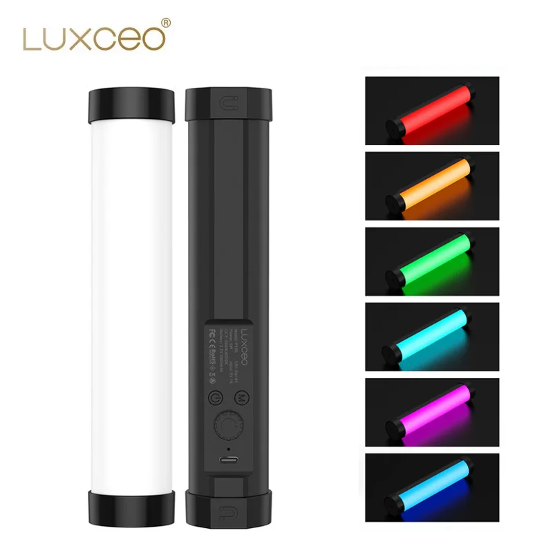 LUXCEO P100 RGB ручной светильник полный цвет с дистанционным управлением фотографисветильник заполнясветильник Магнитная светильник VS P200