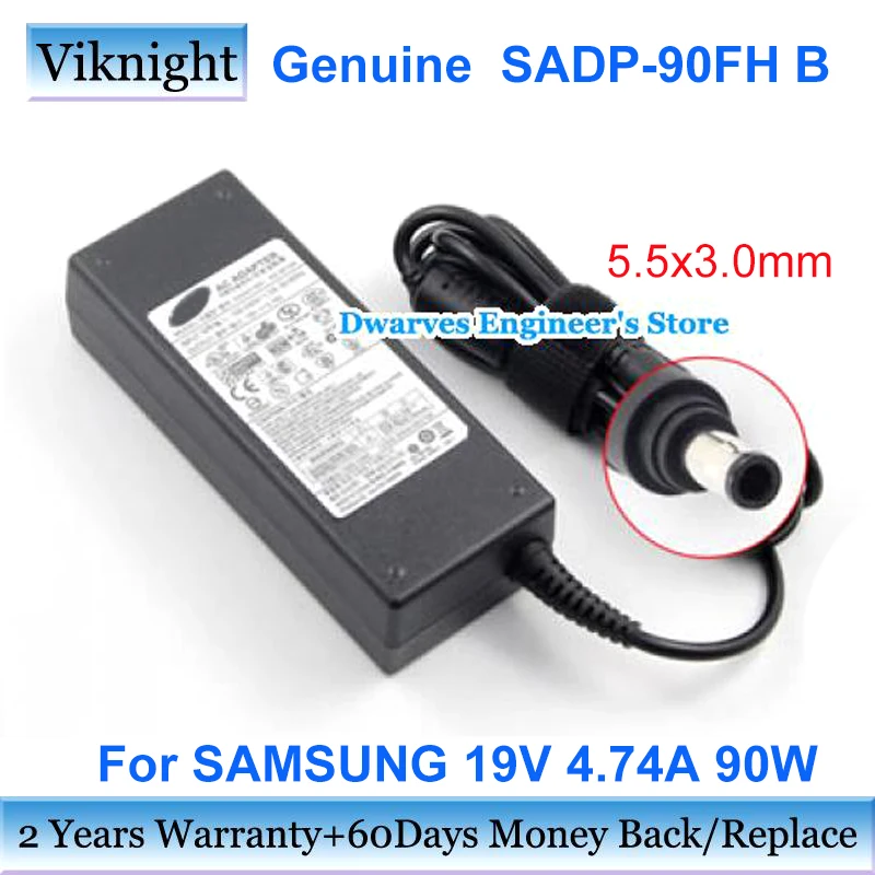 Genuine SADP-90FH B AC Adapter 19V 4.74A Laptop Charger For SAMSUNG NP550P7C NP350V5C R700 GT7450 VM6000 GT8600 NP700Z5C GT8850