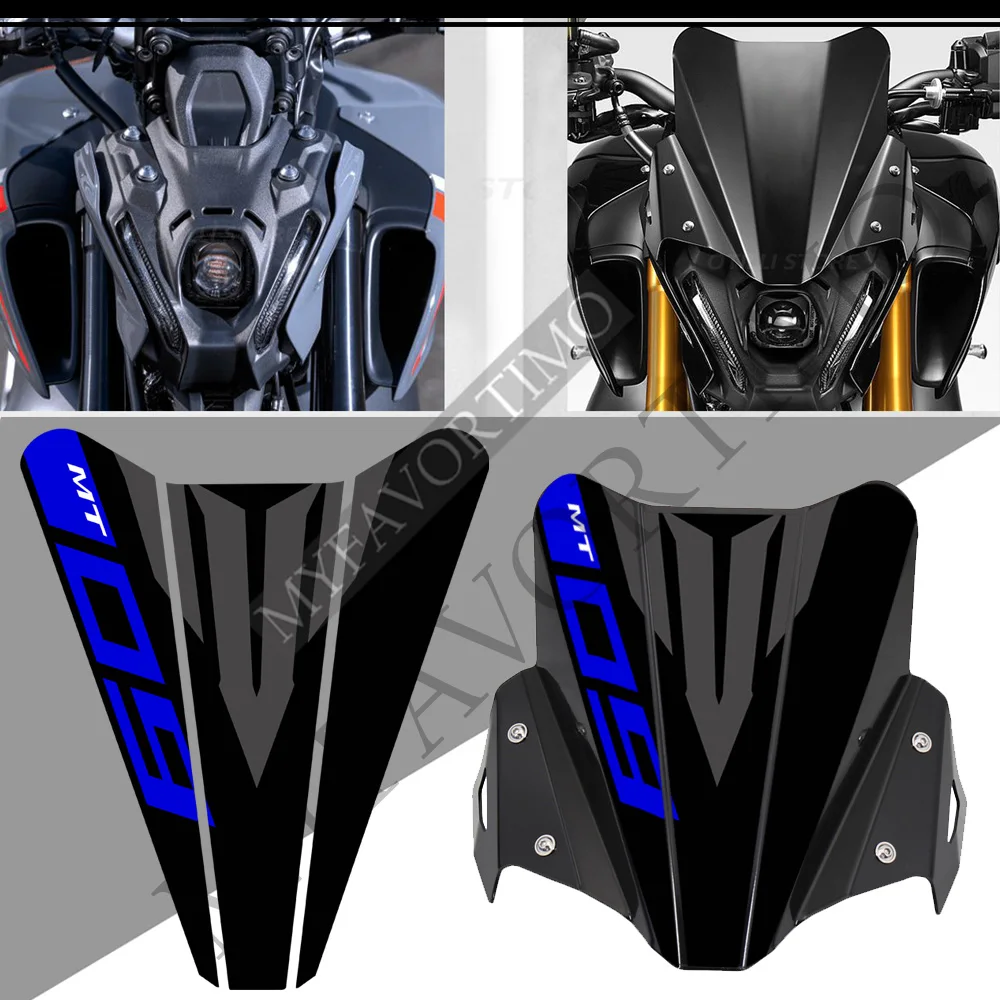 Motorcycle Windscreen Accessories Windshield Wind Shield Deflector Decal Stickers FOR YAMAHA FOR MT09 MT 09 MT-09 SP 2021 2022