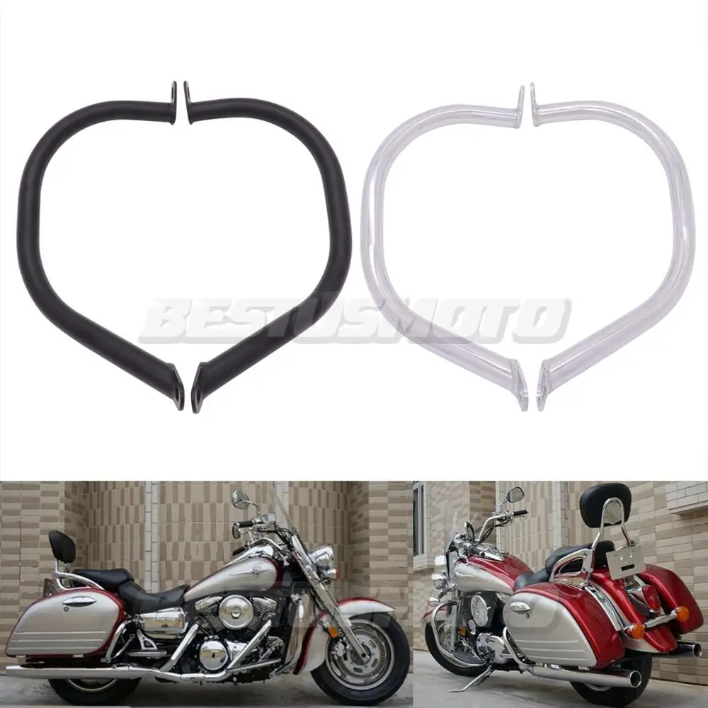 Motorcycle Bumpers Engine Guard Crash Bars Highway For Kawasaki Vulcan 1600 VN1600 Nomad 2003-2011 2006 2007 2008 2009 2010