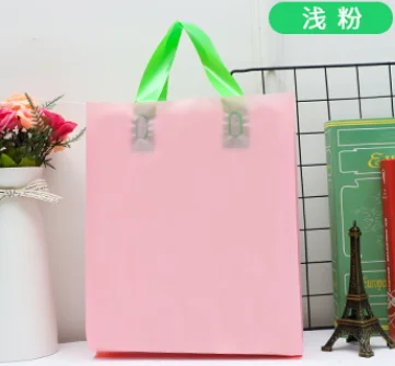 25pcs 30*38cm*8cm Reusable shopping bag 12C thickened large jewelry gift plastic bags with handle Eco-friendly packaging pouch