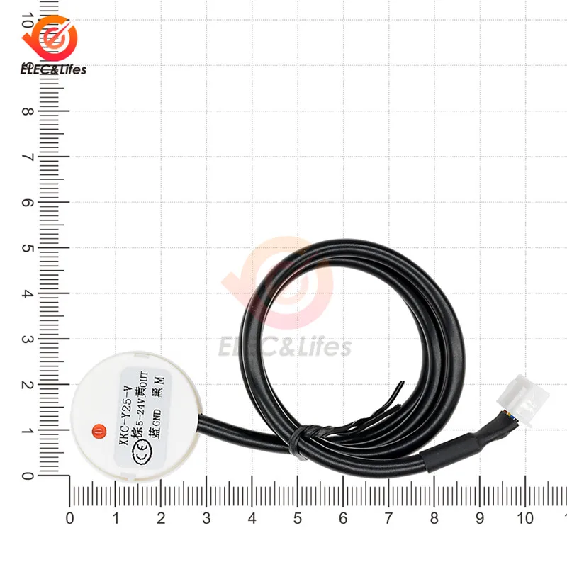 DC 5V 12V 24V XKC Y25 T12V Non-Contact Liquid Level Sensor Switch Outer Adhering Type Water Level Sensor NPN PNP RS485 Y25-V