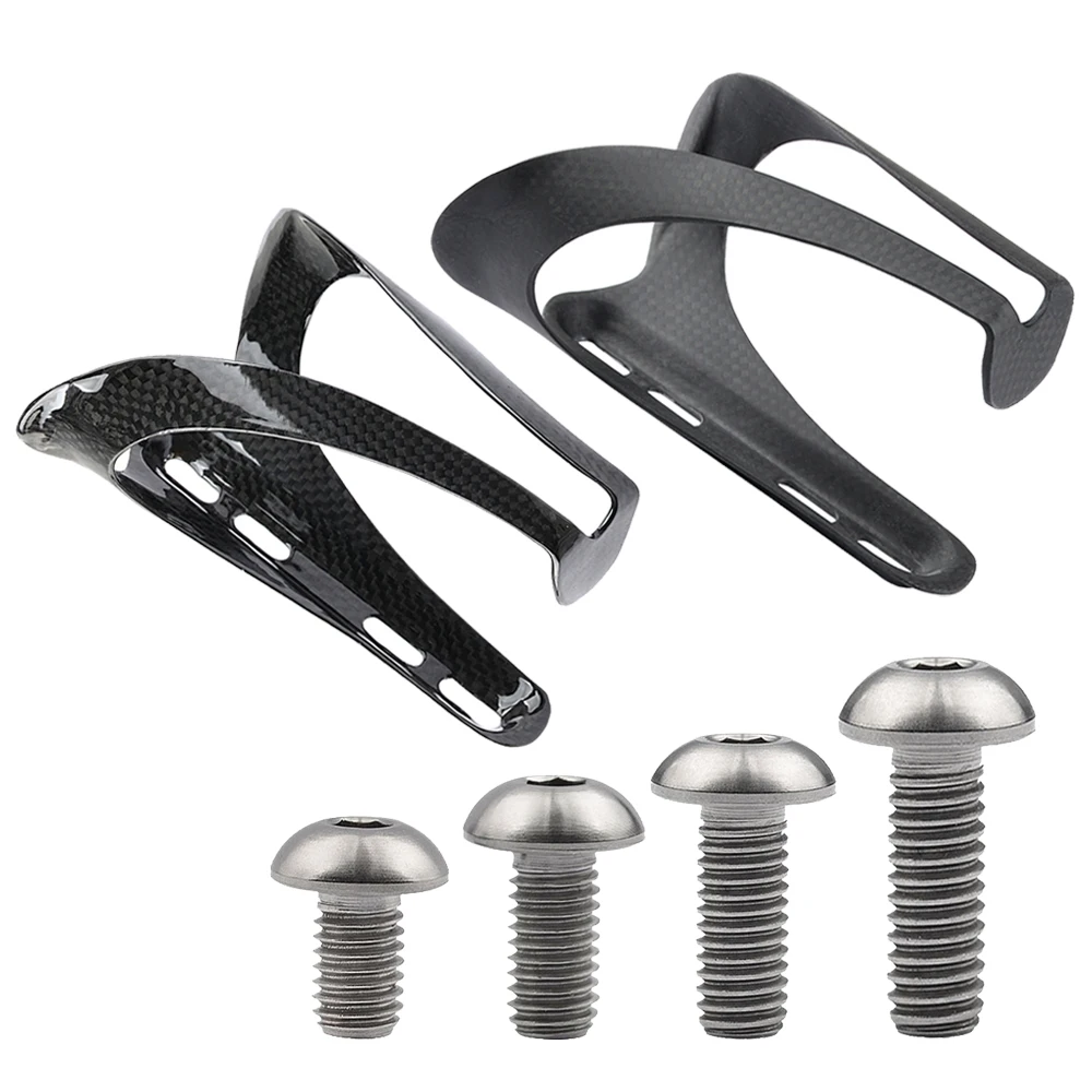 

Xingxi 3K Carbon Fibre Bottle Cage With Titanium Alloy Bolts for Road Bike Mountain Bicycle Cycling Parts Water Bottle Holder