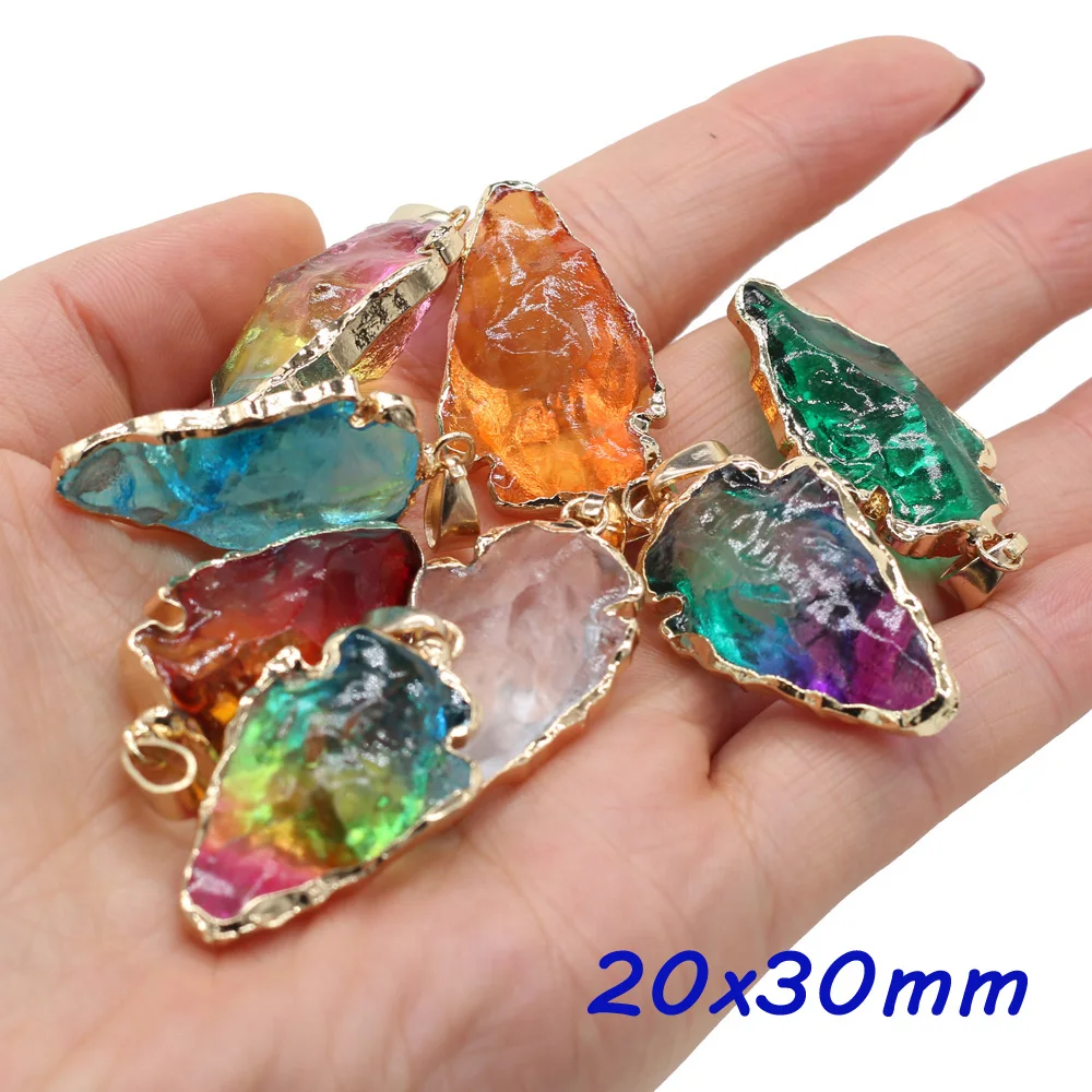 7 Chakras Energy Stone Pendants Reiki Heal Multi-color Crystal High Quality for Jewelry Making DIY Necklace Earrings Gifts