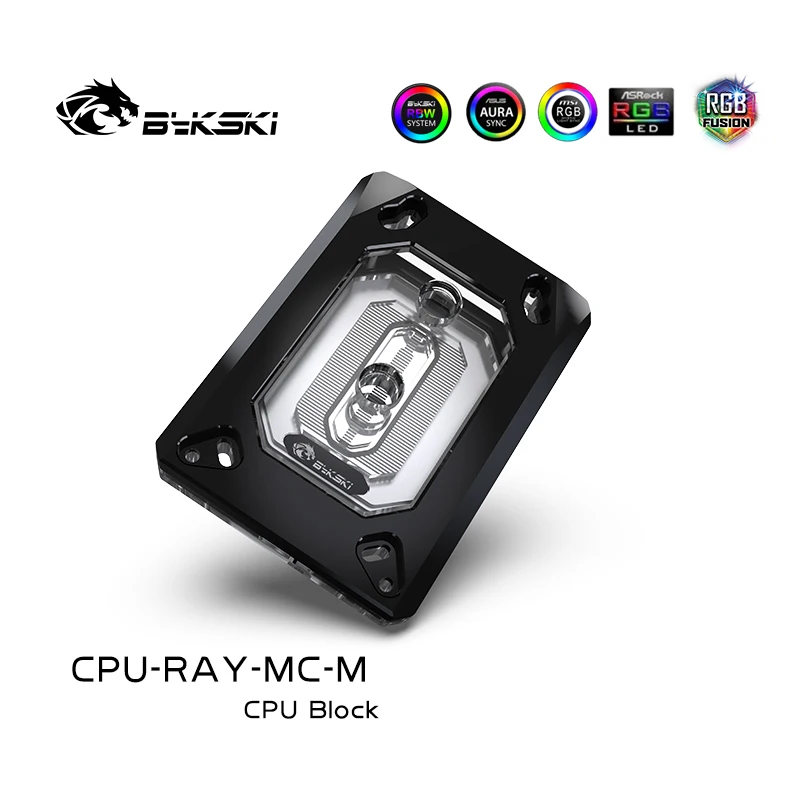 Bykski CPU-RAY-MC-M PC wasser kühlung Kühler cpu kühler Wasser Block für AMD Ryzen 3/Ryzen5/Ryzen7/ThreadPipper/AM3/AM2/FM2/FM1