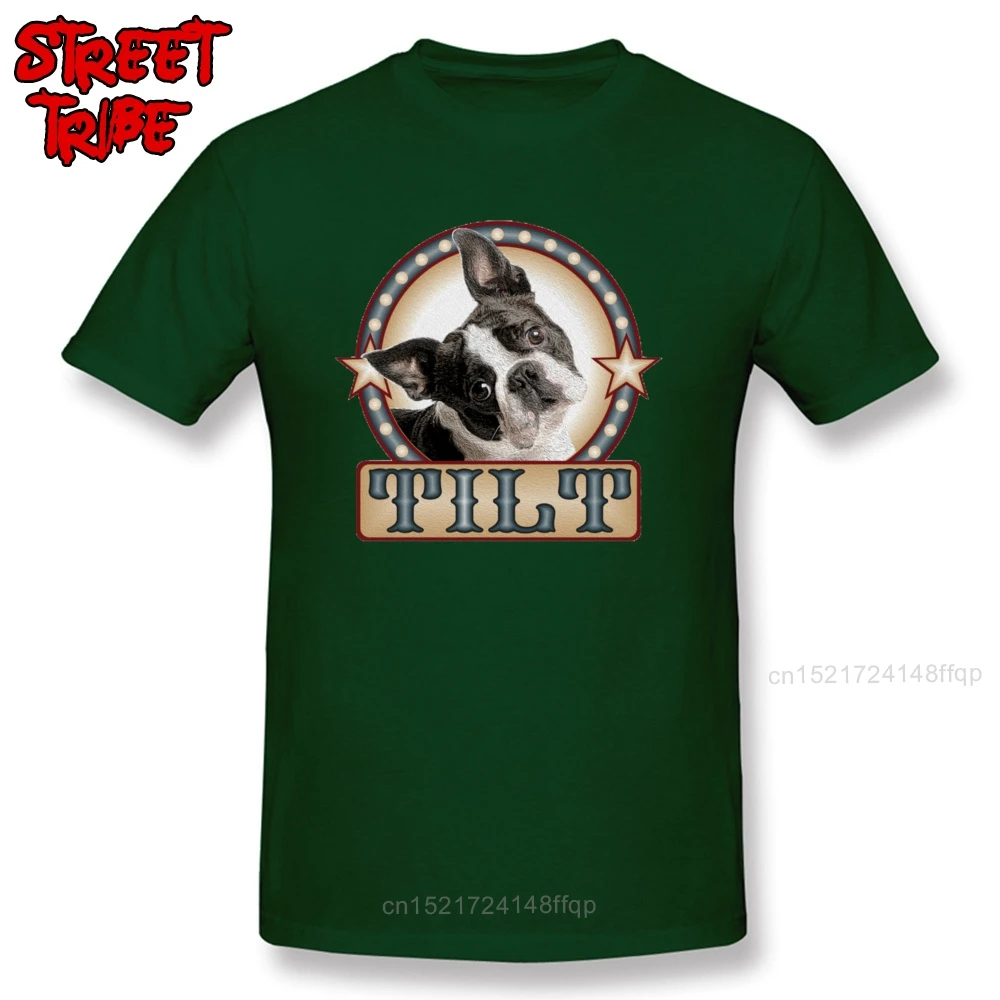 Head Tilt T-shirt Lovely Men T Shirt Shepherd dog Print Tshirt Custom 3D Thanksgiving Day Gift Top Tees Swag Streetwear Pit Bull