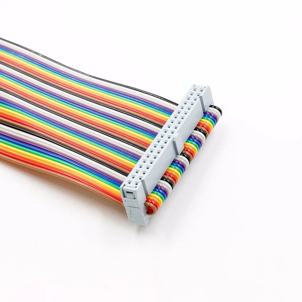 Cable de cinta arcoíris GPIO de 20 cm y 40 pines para Raspberry Pi Modelo B / Modelo B+