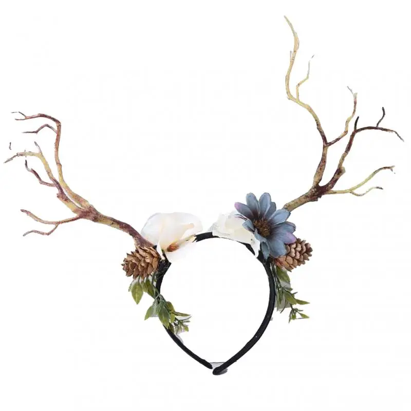 Christmas Headbands Santa Tree Elk Antlers Headband Kids Adult Headwear Reindeer Ornaments Christmas Decorations Party Cosplay