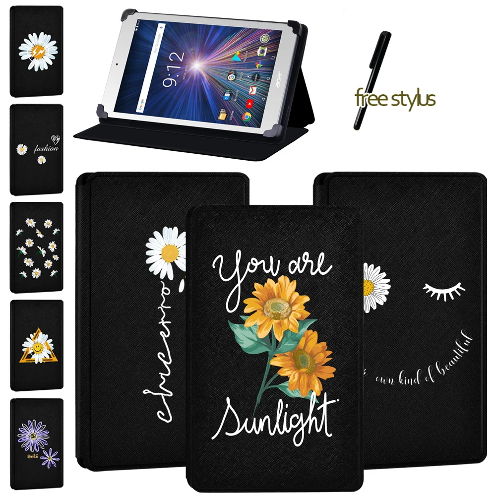 

Tablet Case Fit Acer Iconia One 8 B1-810/Iconia One 8 B1-811/Iconia One 8 B1-(850/860/870) Daisy Soft Leather Tablet Cover Case