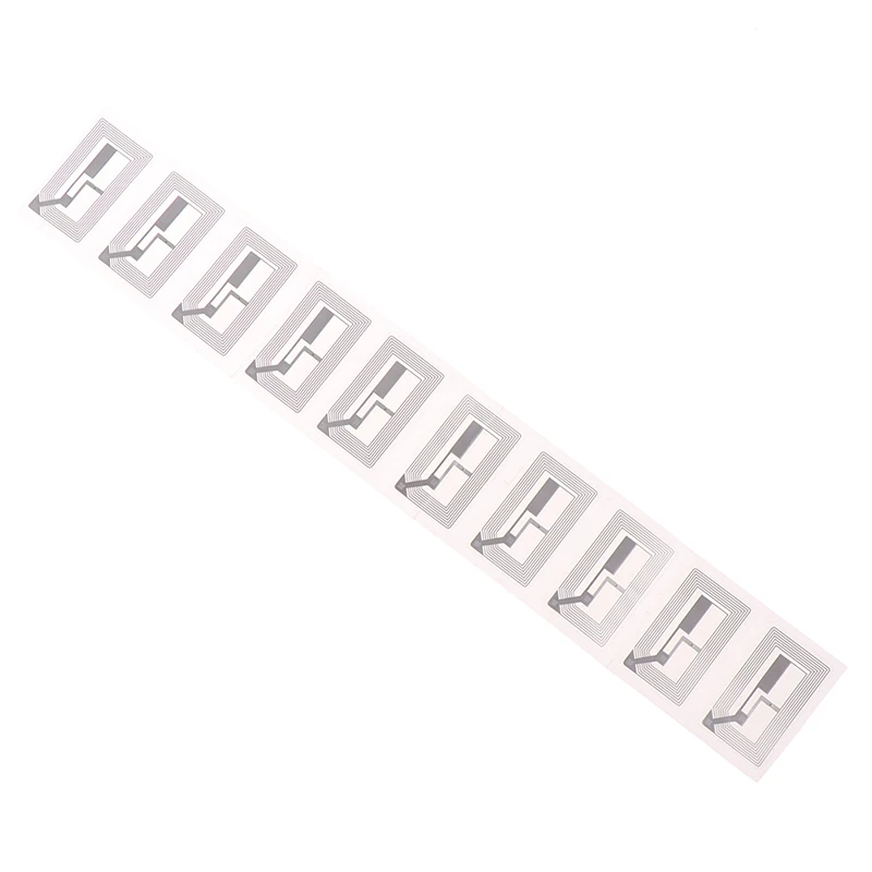 10Pcs NTAG213 Nfc Iso 14443A 13.56Mhz Rfid Programmeur Chip Universele Label