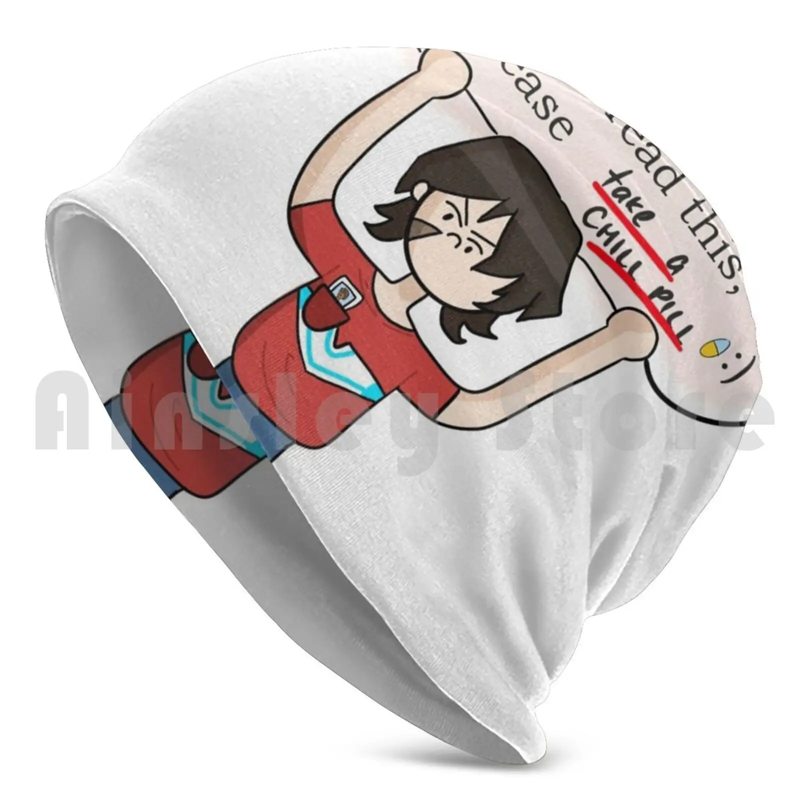 Chill Pill Keith Hat 671 Hat Voltron Cartoon Funny Chillpill Memes Keithkogane Red Lion