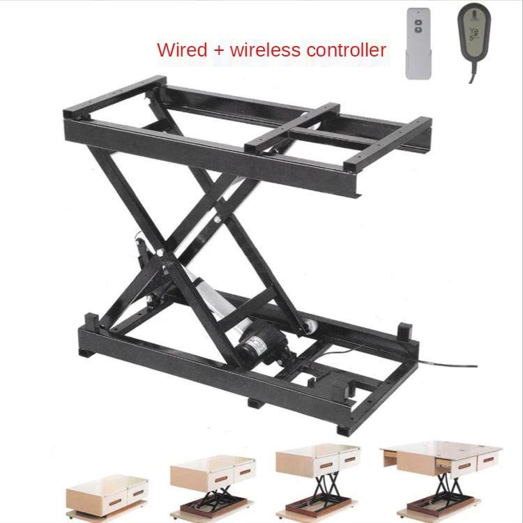 Wireless Wired Remote Control Coffee Table Dining Table Electric Lift Table Lifter Iron Frame Hardware Folding Iron Frame