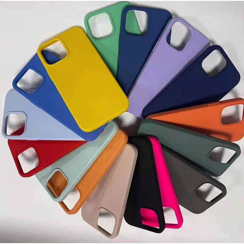 Imagem -04 - Capa de Silicone para Iphone Capa de Telefone para Iphone 16 15 14 13 11 12 Pro Max 6s Plus x xs xr xs se 25 Peças Pelo Lote