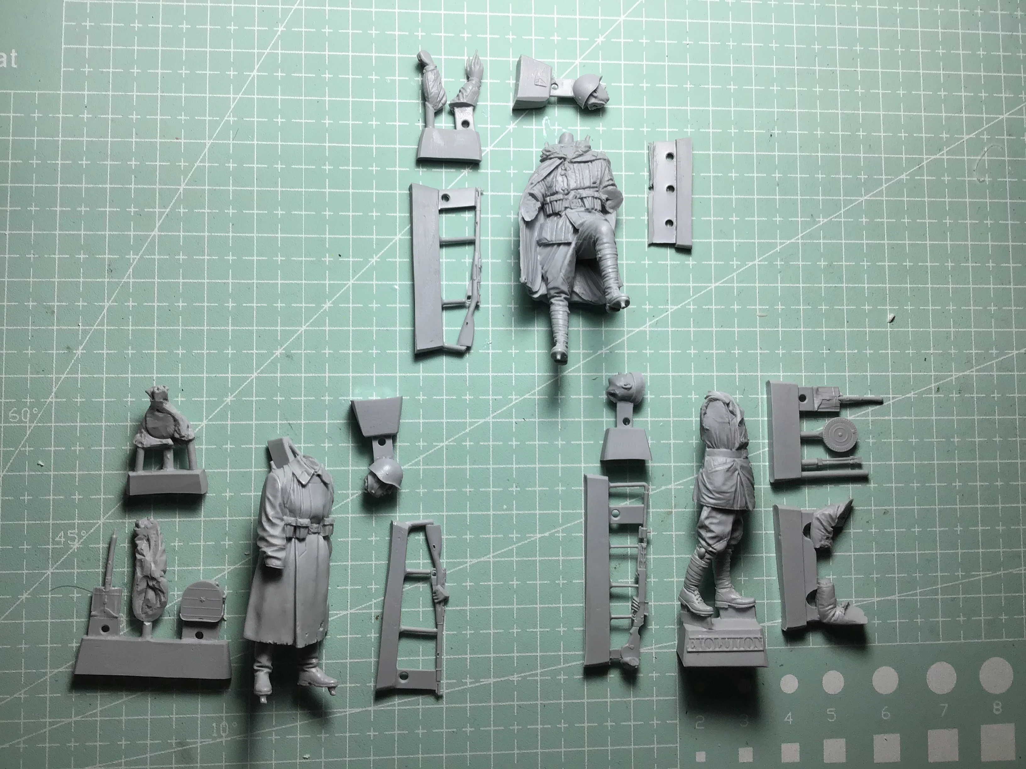 1/35 Resin Model Figure GK，Unassembled and unpainted kit