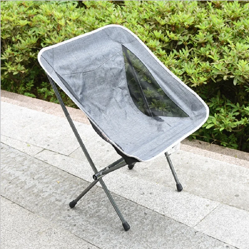 

Portable folding chair ultra light aluminum alloy folding Moon chair camping beach sketch fishing chair