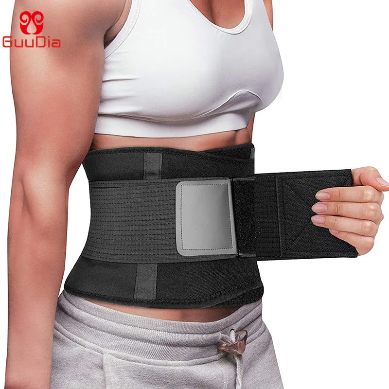 GUUDIA Sauna Sweat Belts Waist Trainer Body Shaper Corsets Waist Reducer Slimming Girdle Weight Loss Corset Belt Body Building