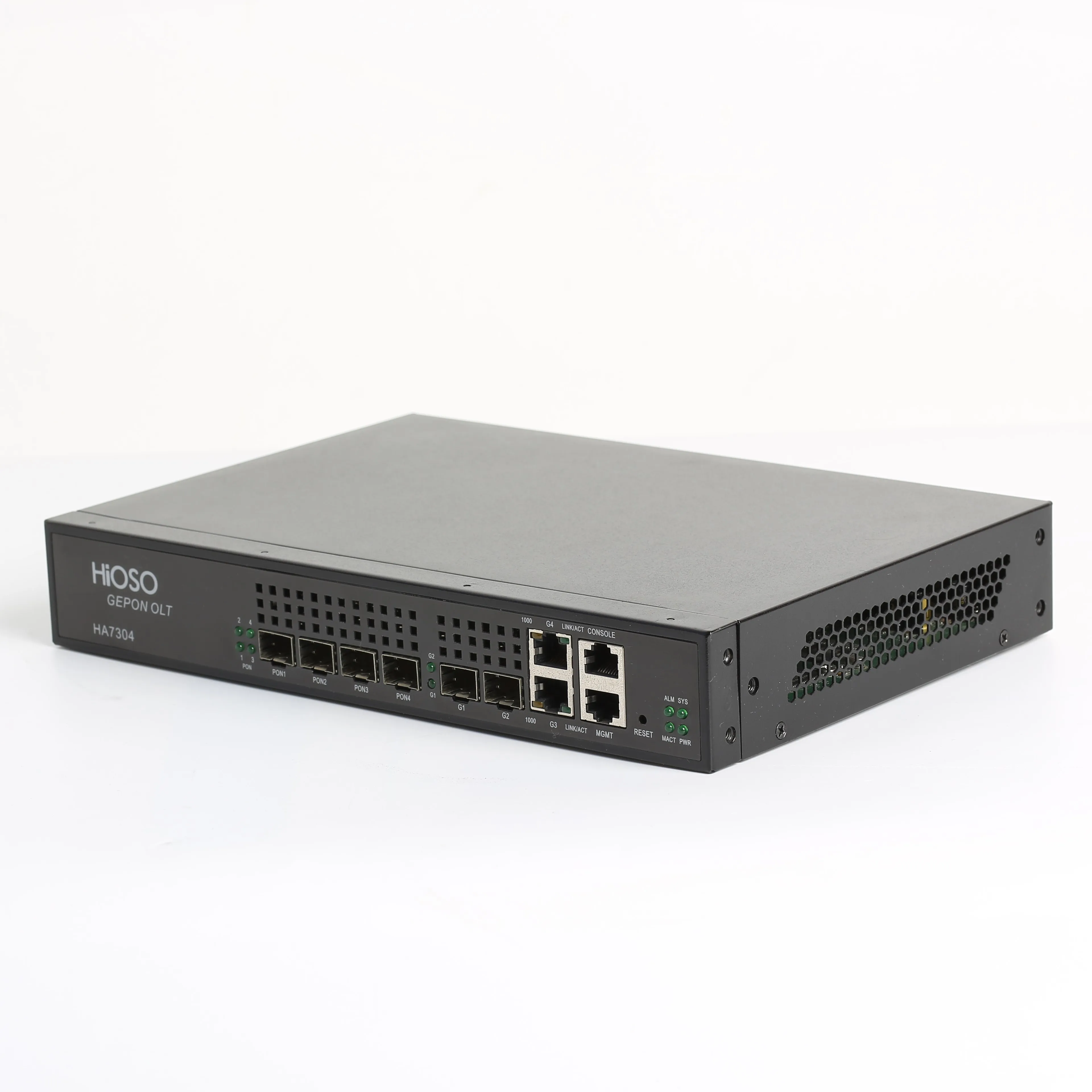 Imagem -05 - Hioso Mini 4-ports Olt Epon Huawei Compatível Zte Xpon Onus Onts