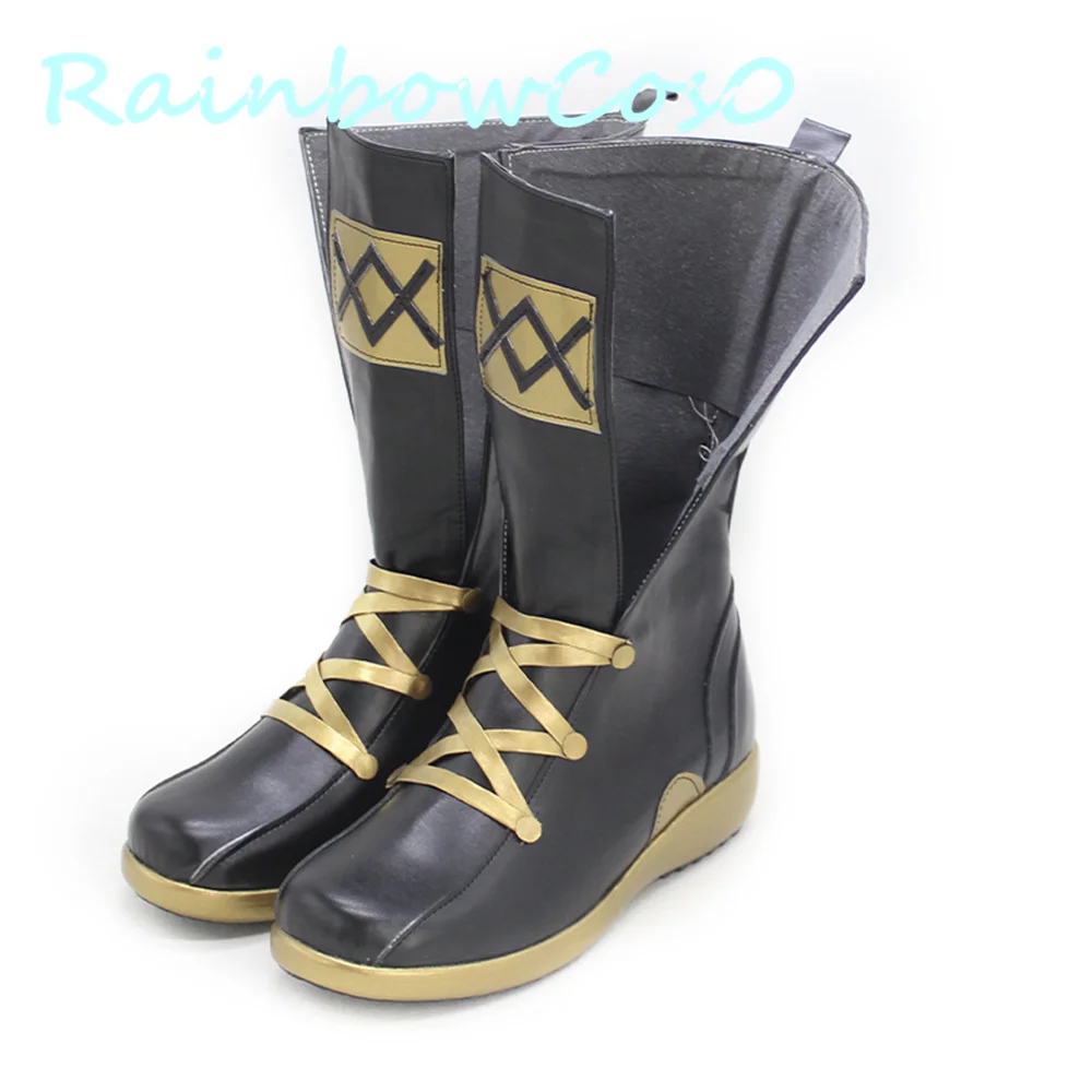 Final Fantasy Giny Tia Scarpe Cosplay Stivali Gioco Anime Halloween Natale RainbowCos0 W1801