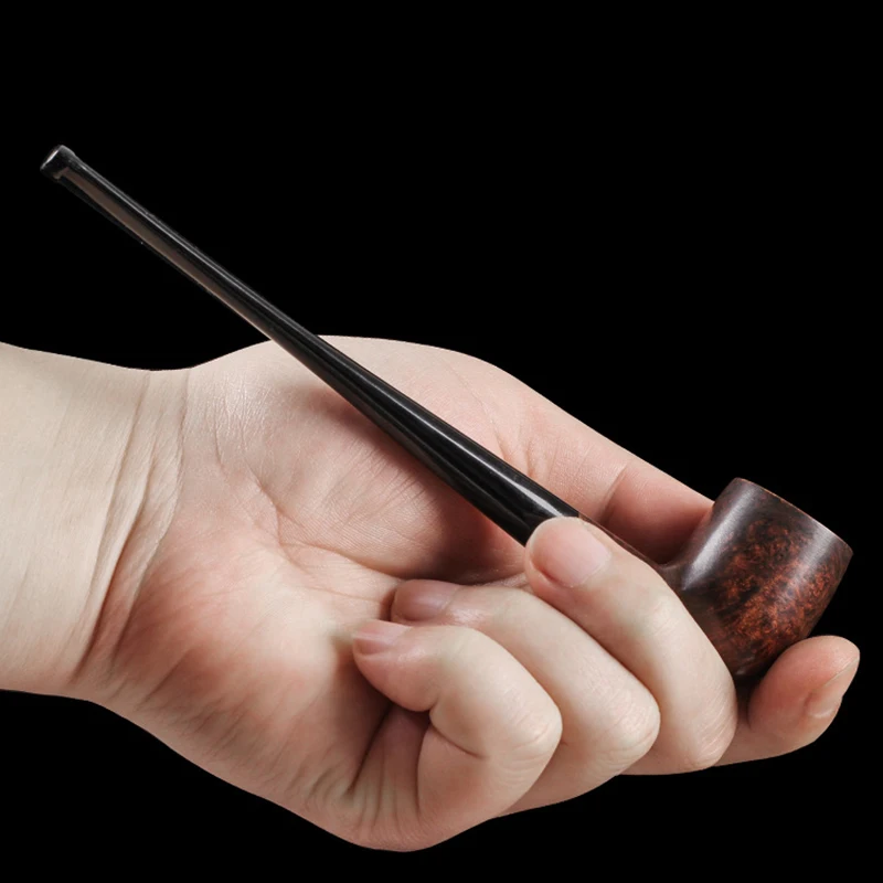 Top Quality Long Cigarette Holder Exquisite Food grade mouthpiece Long Handle Wooden Tobacco Cigarette Smoke Pipe