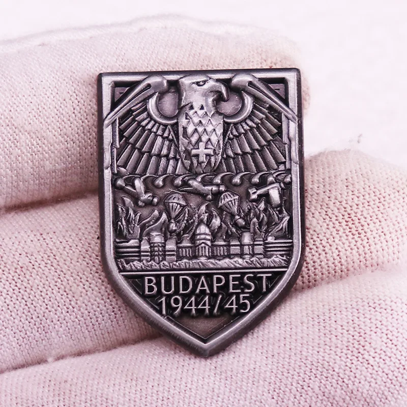Interesting Cross Eagle Shield Brooch Metal Enamel Lapel Badge Collect Denim Jacket Backpack Pin Given Friends And Fans Gifts