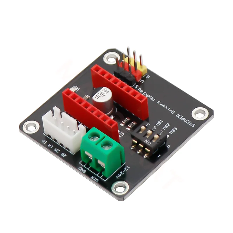 1PC A4988 DRV8825 Driver della stampante 3D 42 Driver del motore passo-passo Modulo scheda di espansione di controllo per Arduino UNO R3 Ramps1.4