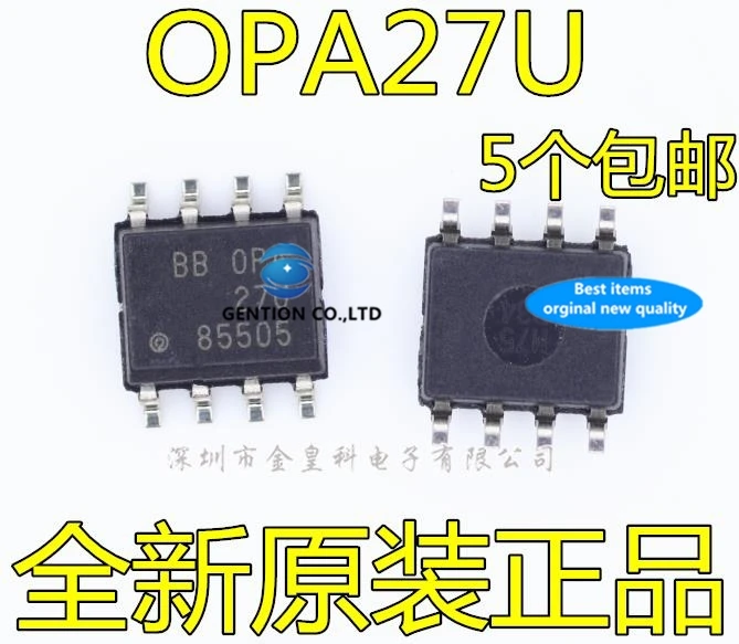 

10PCS SOP8 OPA27 OPA27U OPA27UA operational amplifier in stock 100% new and original