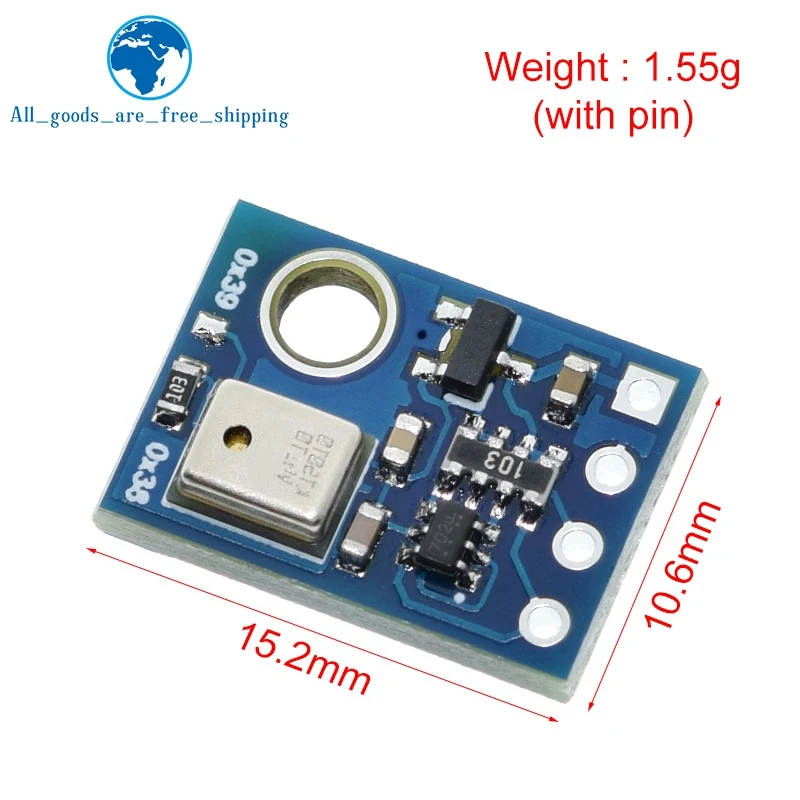 TZT-Temperatura Digital e Umidade Sensor, Módulo de Medição de Alta Precisão, Comunicação I2C, Substituir DHT11, SHT20, AM2302, AHT10
