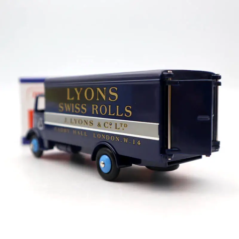 Atlas Dinky 514 Supertoys GUY Van LYONS SWISS ROLLS Truck Blue Diecast Models Car Collection Auto gift