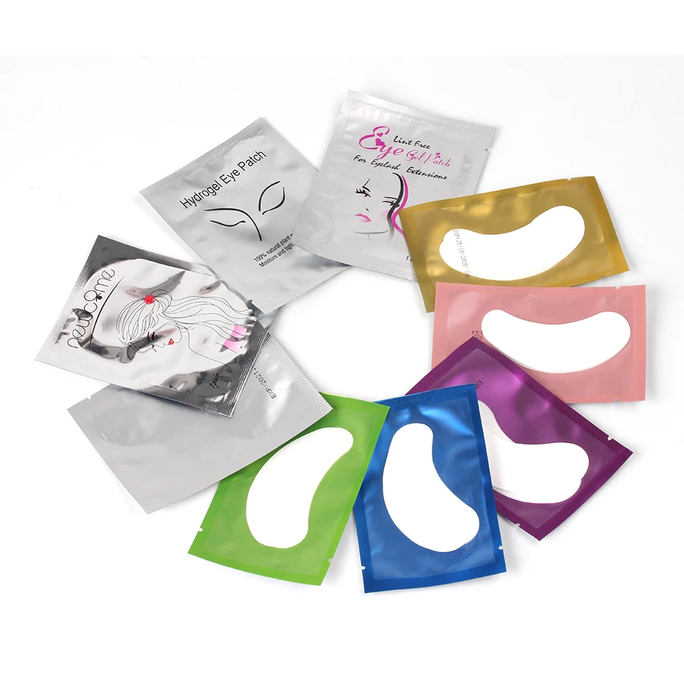 Eye Pads Patches for Eyelash Extension Patches Eyelash Hydrogel Eyelash Pads False Eyelashes Under Eye Pads Tips Sticker