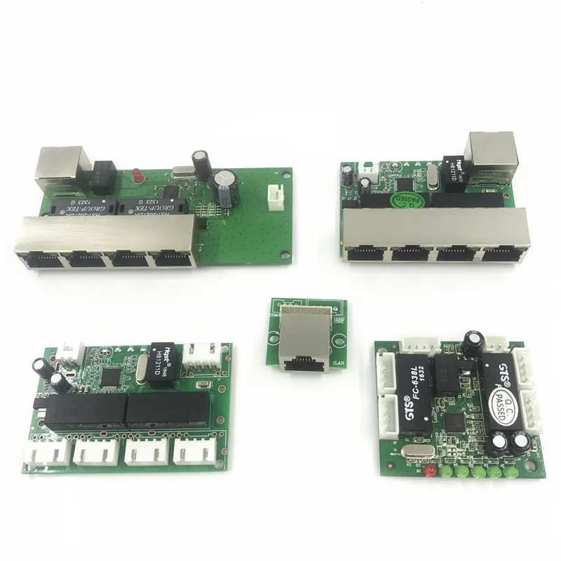 

5 port ethernet switch circuit board for ethernet switch module 10/100mbps 8 port PCBA board OEM Motherboard lan hub