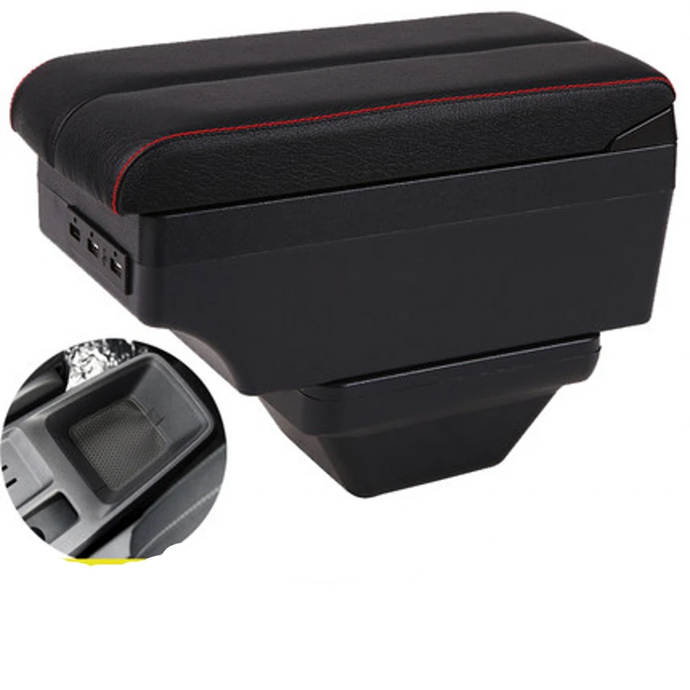 

For Morris Garages ZS armrest box central Store content Storage armrest box with USB