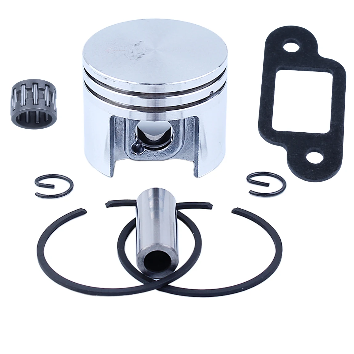 Piston Ring 38mm Bearing 10mm Pin Muffler Gasket Kit For STIHL MS180 018 MS 180 Chainsaw Replace Part 1130 030 2004 бензопила