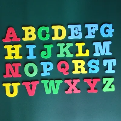 Magnetic Letters digit  EVA Alphabet Soft Magnet Sticker Refrigerator Sticker Classroom Whiteboard Gadget Early education tools