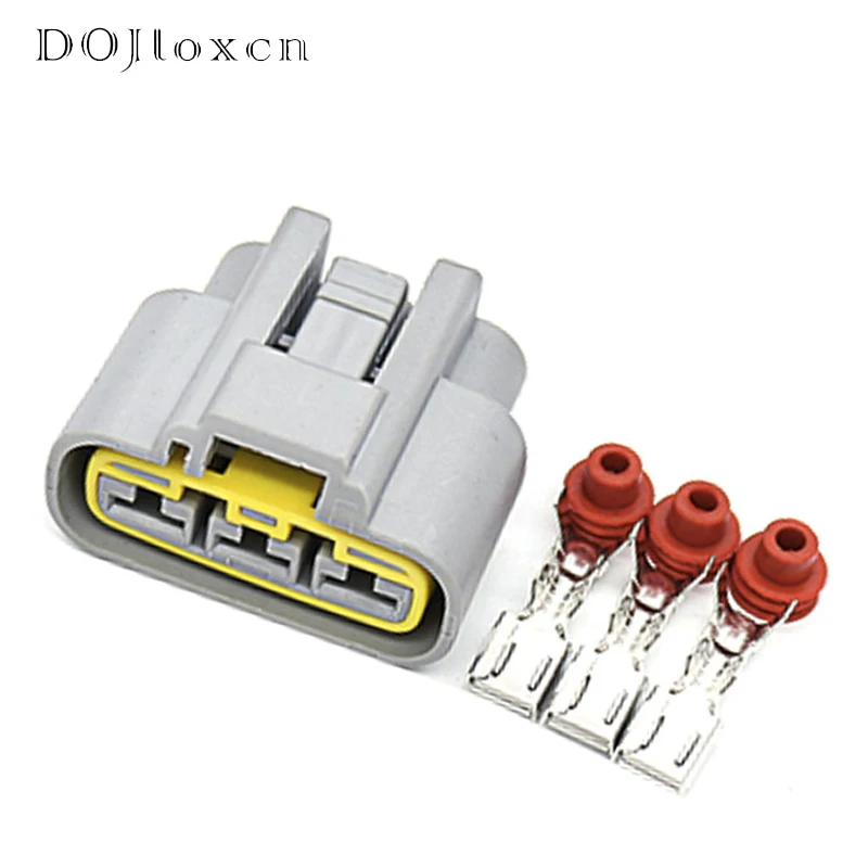 1/5/10/20/50 Sets 3 Pin QLW 250 Power Cord Male Female Left Slot Wiring Harness Color Connector QLW-A-3F-GR DJ7031Y-6.3-11/21