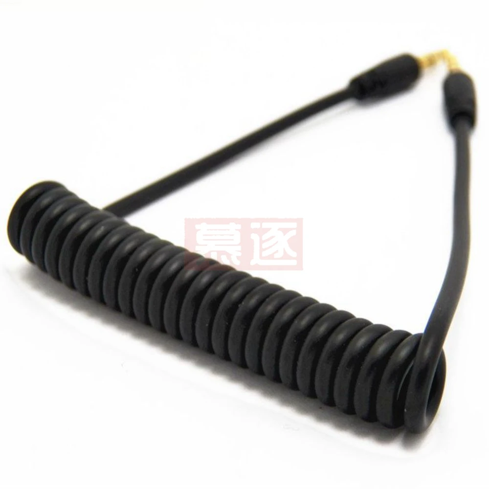 Аудиокабель 3,5 мм, разъем 3,5, штекер-папа, Aux-кабель, пружинный код наушников для автомобильного мобильного телефона