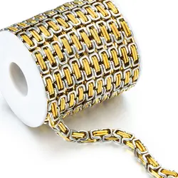 Gold Stainless Steel Emperor Chain For Jewelry Making Accessories Big Heavy King Necklace DIY Bracelet Charm Handmade Wholesale