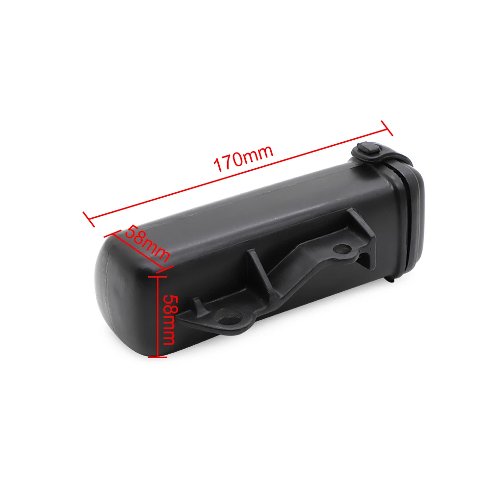 for Suzuki Djebel TW200 TW225 TW 200 225 Motorcycle Pit Dirt Trail Bikes Tool Box Holder Container Black ABS Plastic